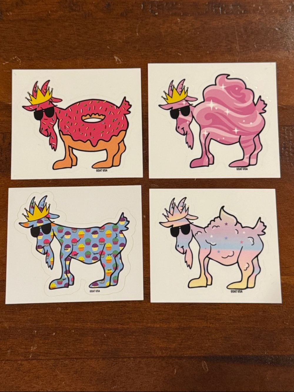 GOAT USA Stickers